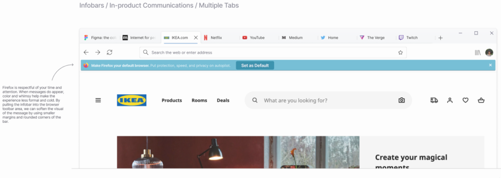 Proton new firefox design Mockups